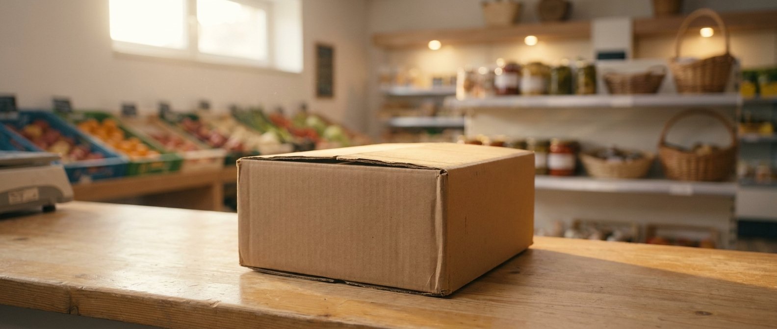 Hermes Paketservice beim Einkauf